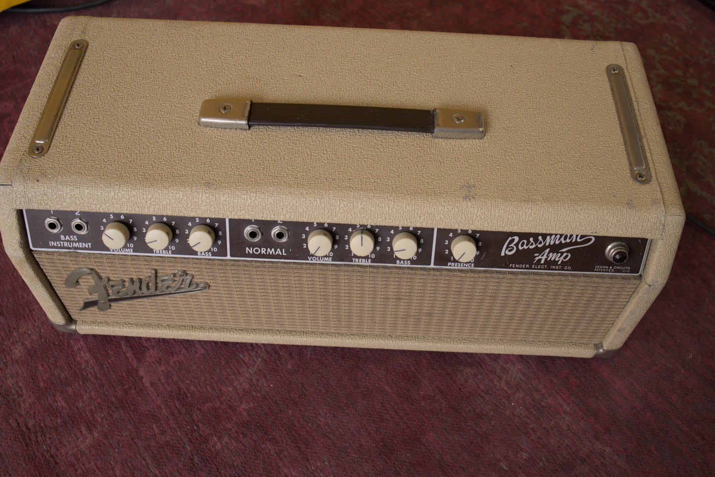 Fender Blonde Bassman 6G6-B Head (1963)